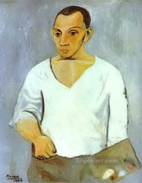self portrait 1815 Painting - Self Portrait 1906 Pablo Picasso